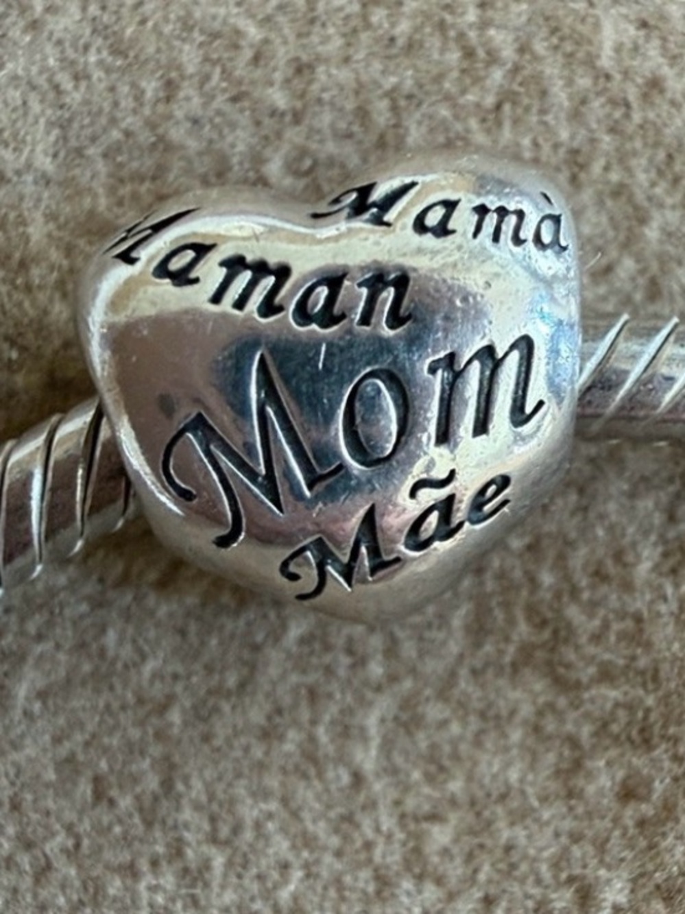 Pandora Retired Mom heart Languages of Mom
